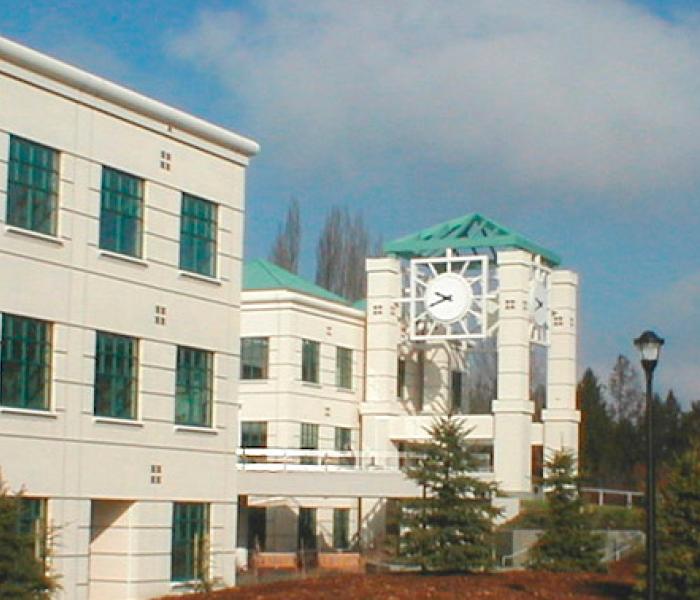 Schulz Library Clock
